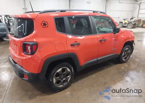 2017 Jeep Renegade Sport 4X4 from USA, damaged, VIN ZACCJBAB6HPF98199
